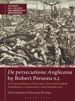 cover image of De persecutione Anglicana by Robert Persons S.J.